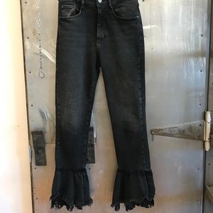 Zara Black Flare Jeans